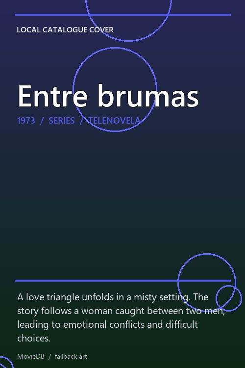 Entre brumas poster