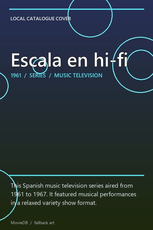 Escala en hi-fi poster