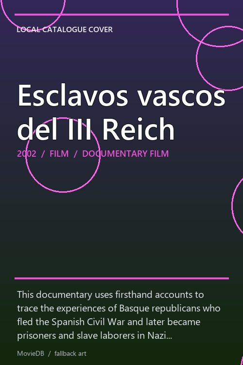 Esclavos vascos del III Reich poster