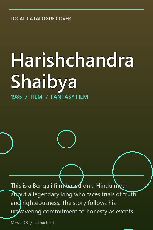 Harishchandra Shaibya poster