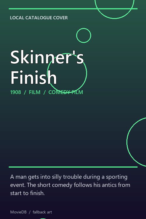 Skinner's Finish poster