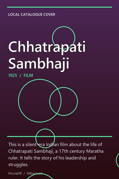 Chhatrapati Sambhaji poster