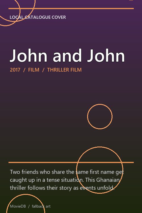 John and John poster