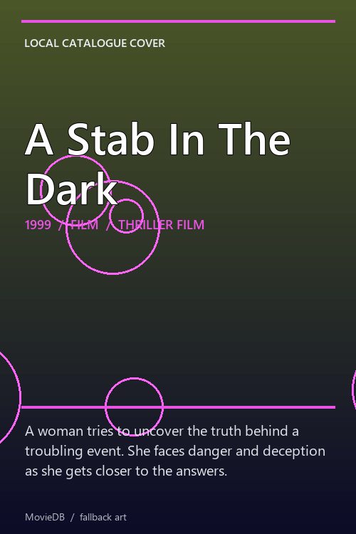 A Stab In The Dark poster