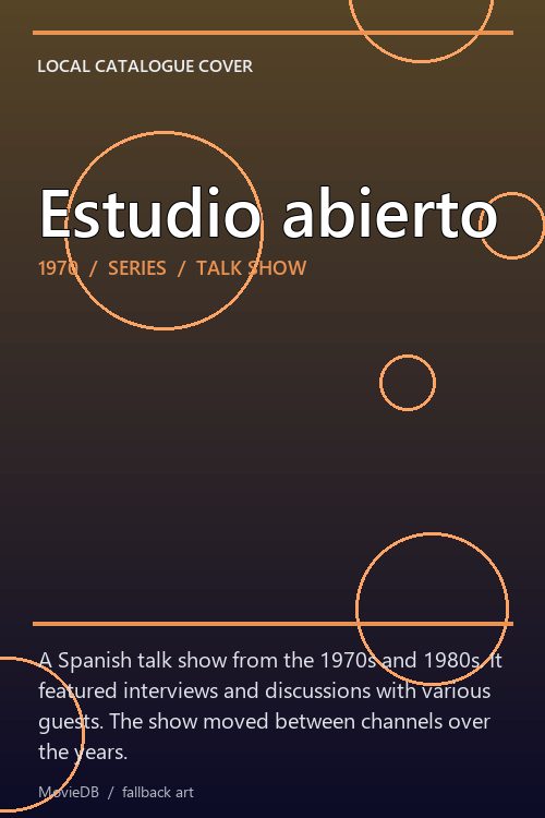 Estudio abierto poster