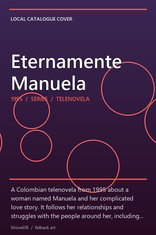 Eternamente Manuela poster