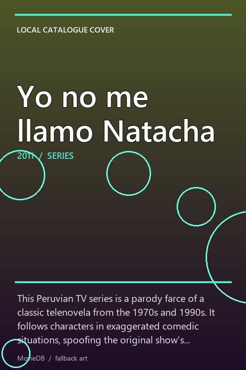Yo no me llamo Natacha poster