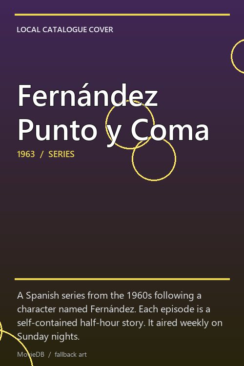 Fernández Punto y Coma poster
