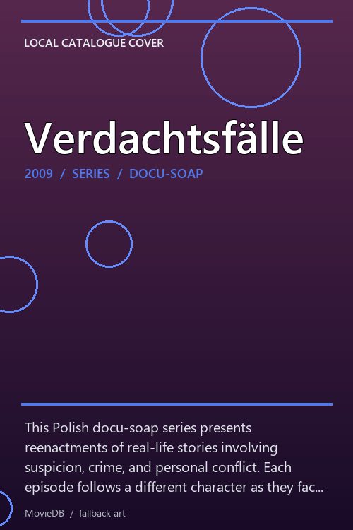 Verdachtsfälle poster