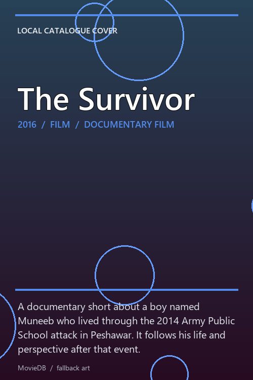 The Survivor poster