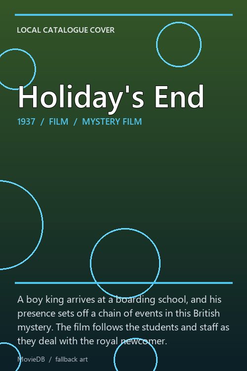 Holiday's End poster