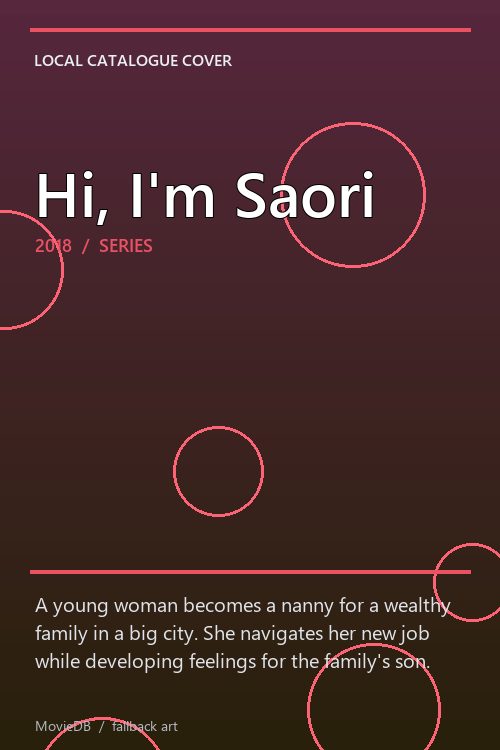 Hi, I'm Saori poster