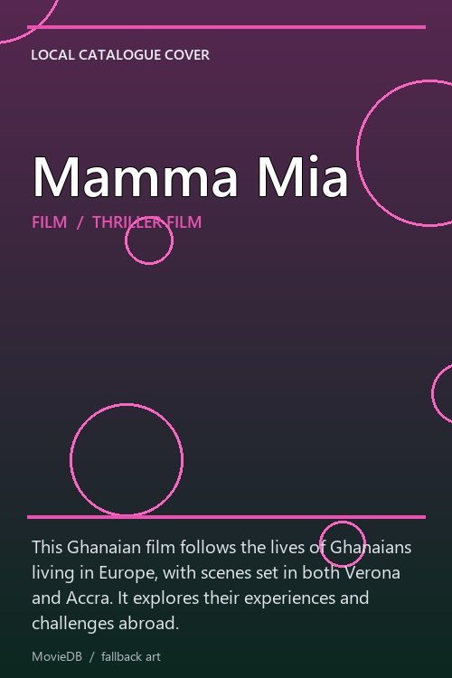 Mamma Mia poster