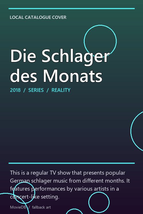 Die Schlager des Monats poster