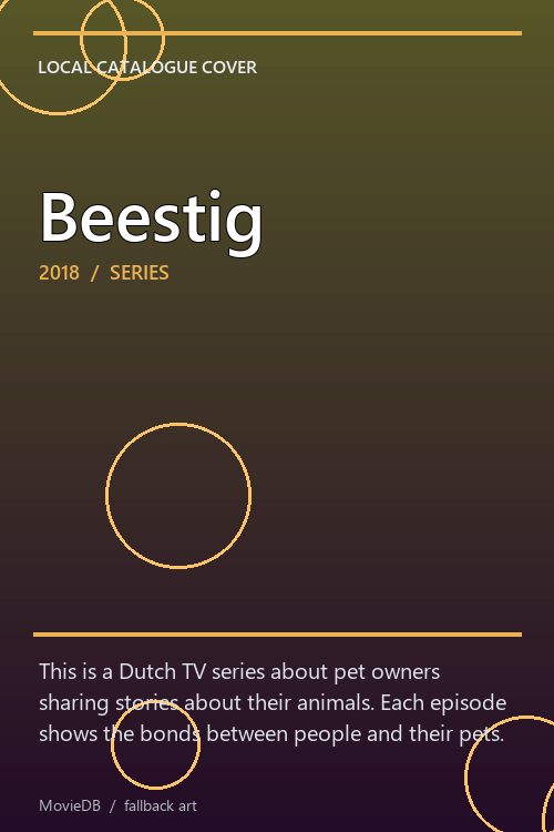 Beestig poster