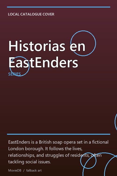 Historias en EastEnders poster