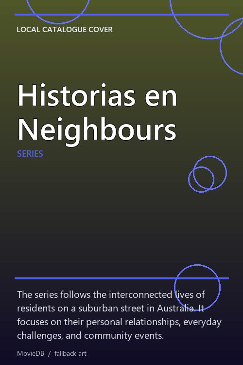 Historias en Neighbours poster