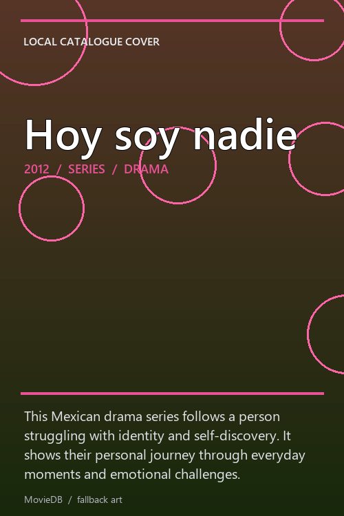 Hoy soy nadie poster