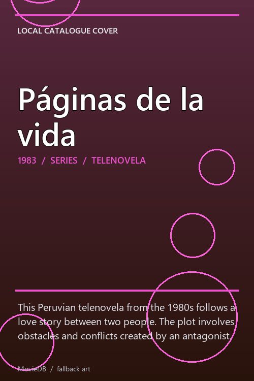 Páginas de la vida poster