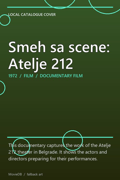 Smeh sa scene: Atelje 212 poster