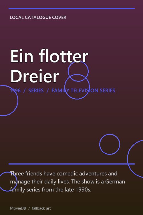 Ein flotter Dreier poster