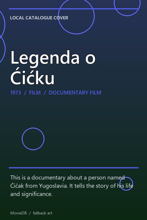 Legenda o Ćićku poster