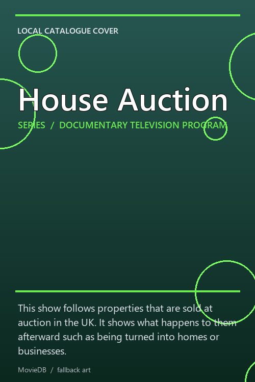 House Auction poster