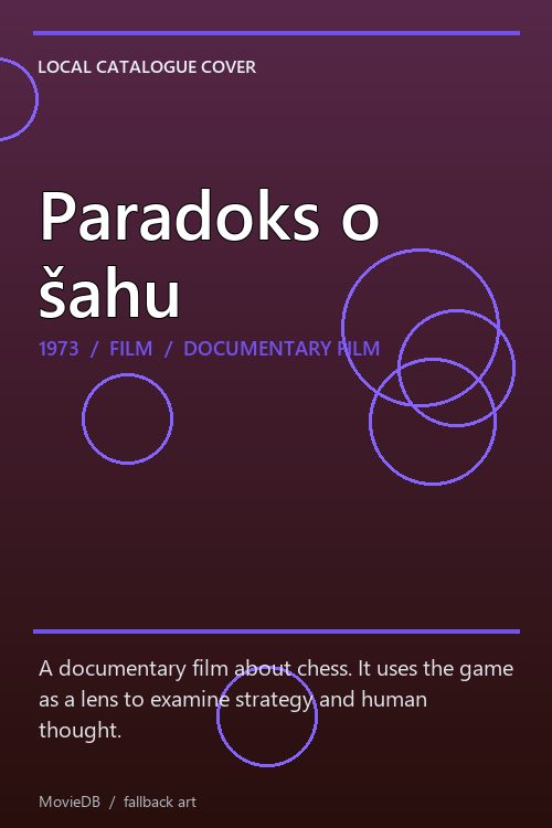 Paradoks o šahu poster