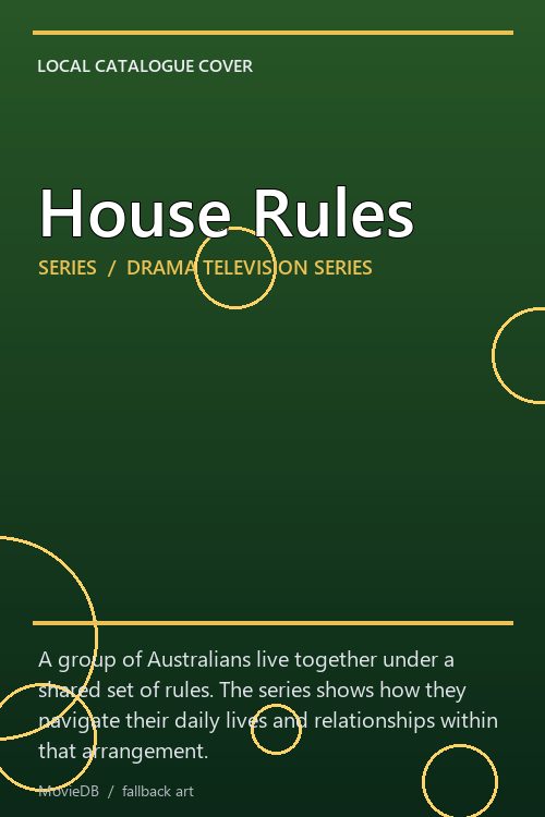 House Rules poster