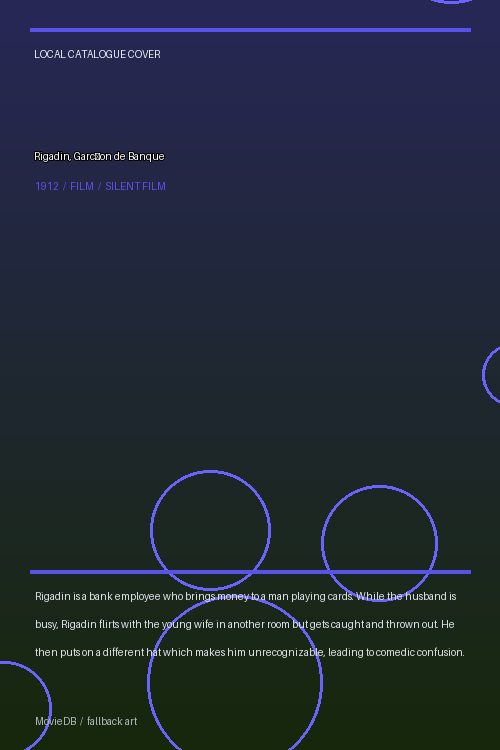 Rigadin, Garçon de Banque poster