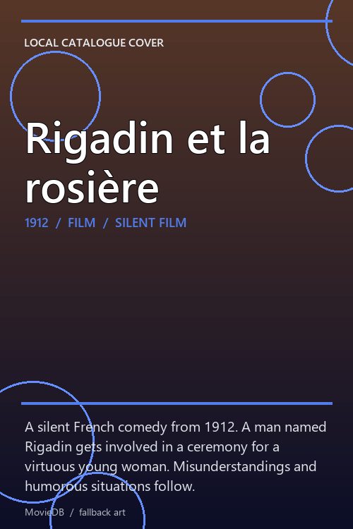 Rigadin et la rosière poster