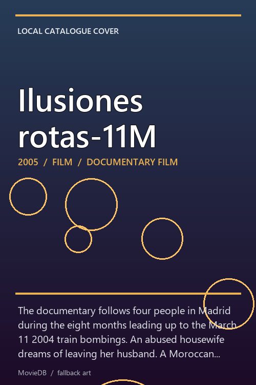 Ilusiones rotas-11M poster