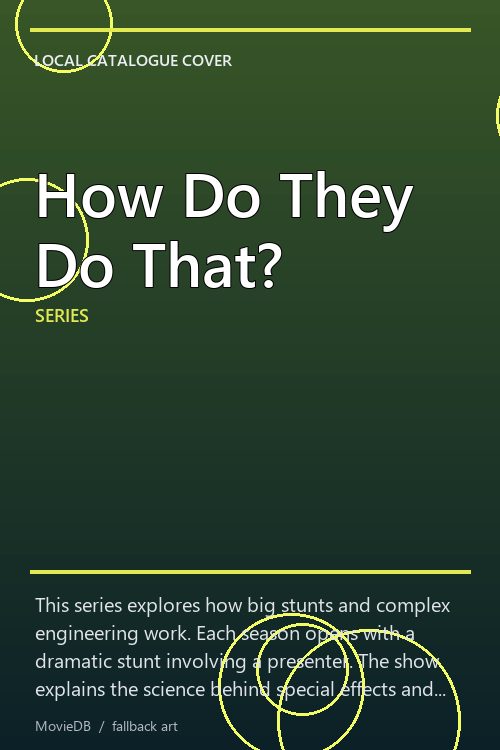 How Do They Do That? poster