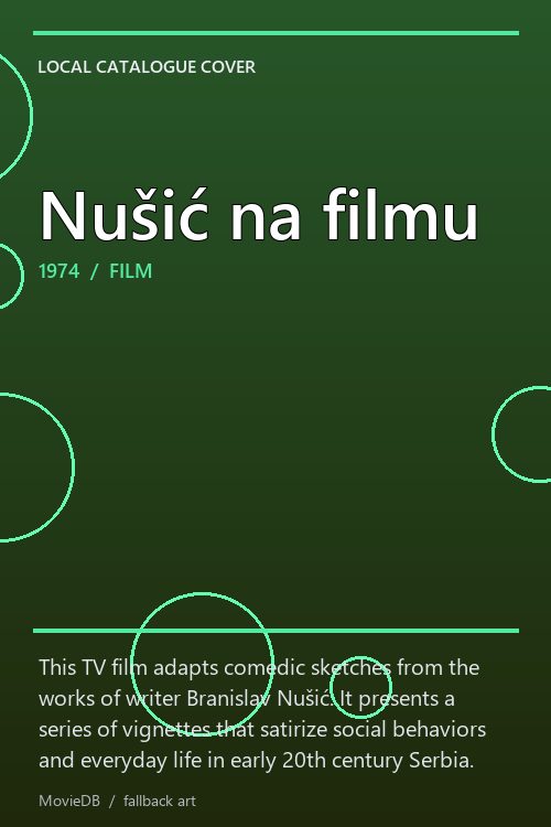 Nušić na filmu poster