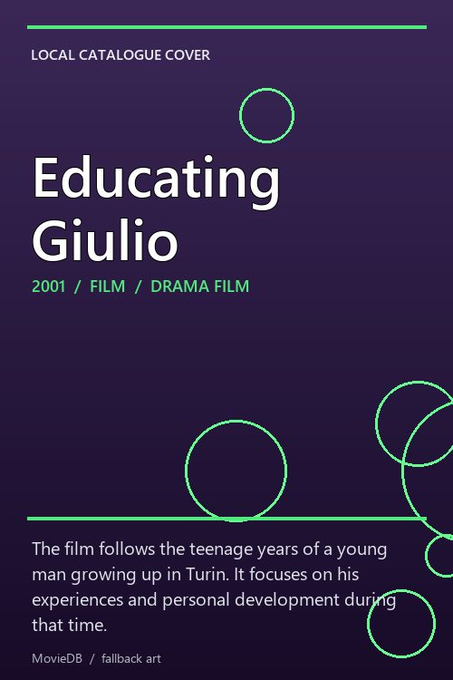 Educating Giulio poster