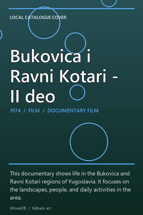 Bukovica i Ravni Kotari - II deo poster
