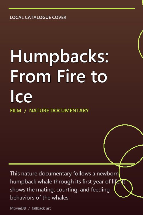 Humpbacks: From Fire to Ice poster