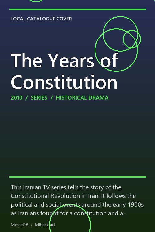 The Years of Constitution poster