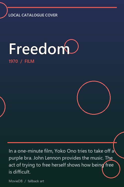 Freedom poster