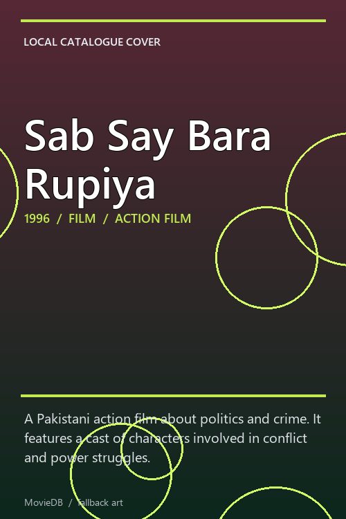 Sab Say Bara Rupiya poster
