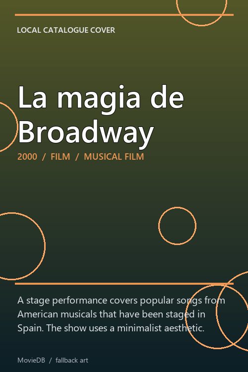 La magia de Broadway poster