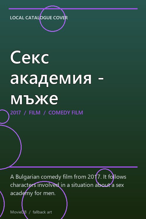 Секс академия - мъже poster
