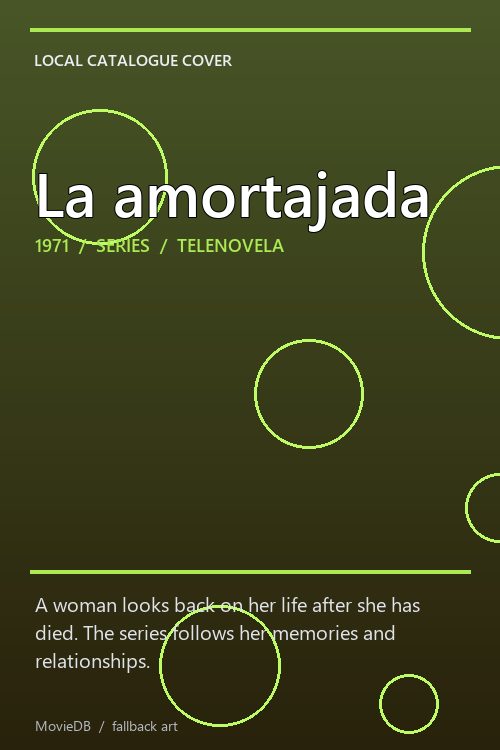 La amortajada poster