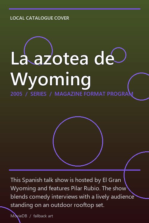 La azotea de Wyoming poster