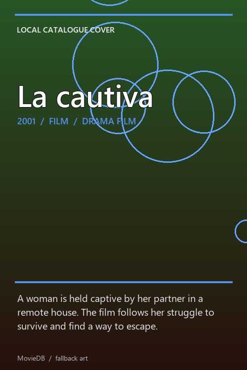 La cautiva poster