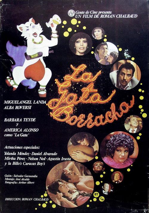 La gata borracha poster