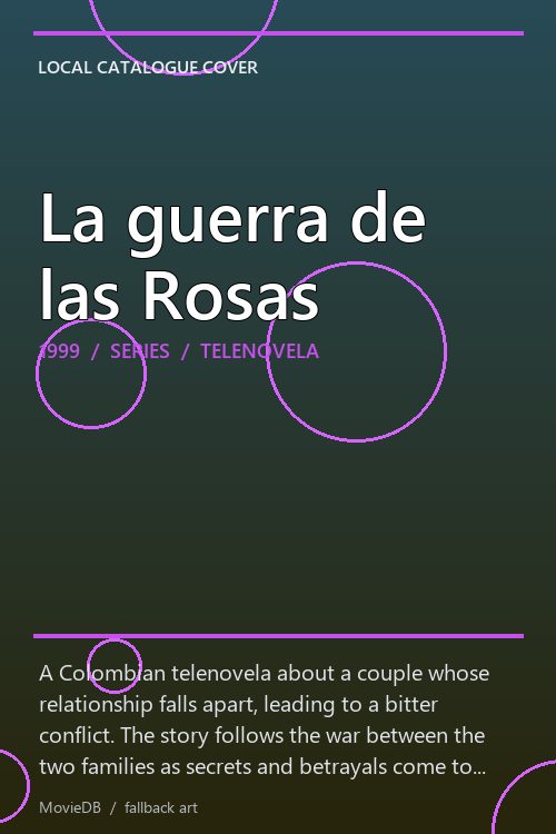 La guerra de las Rosas poster