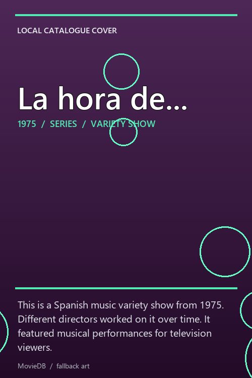 La hora de... poster