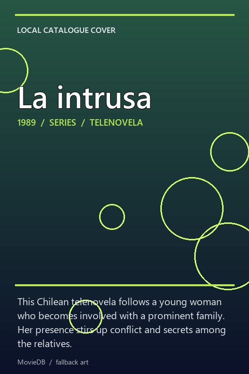 La intrusa poster