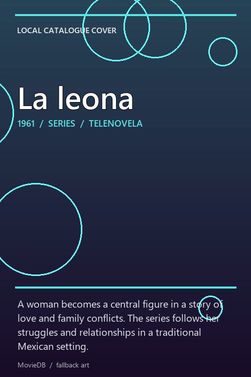La leona poster